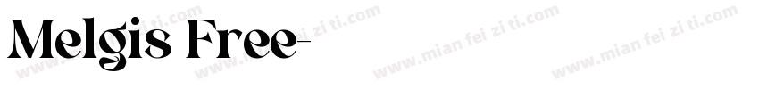 Melgis Free字体转换